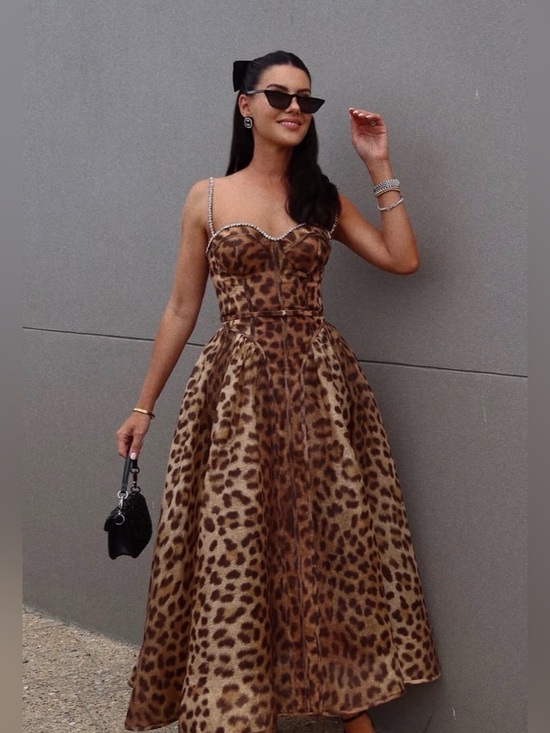 Zimmermann Dresses & Skirts - Zimmermann Size 3 Brown Leopard Print Dress